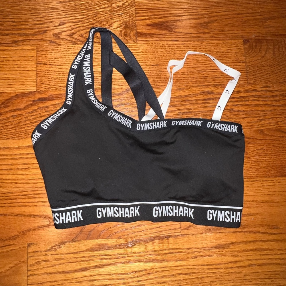 Gymshark Black Racerback Sports Bra
